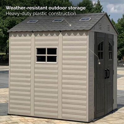 75 Pounds Construction Plastic Garden Shed Outdoor Storage Plastic ...